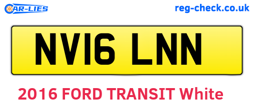 NV16LNN are the vehicle registration plates.