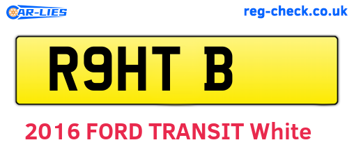 R9HTB are the vehicle registration plates.