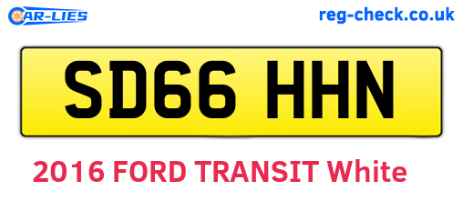 SD66HHN are the vehicle registration plates.