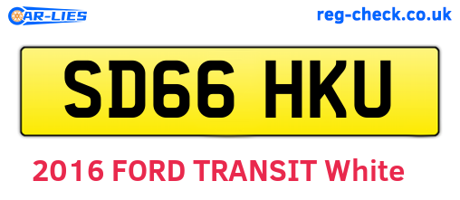 SD66HKU are the vehicle registration plates.