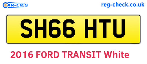 SH66HTU are the vehicle registration plates.