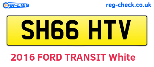 SH66HTV are the vehicle registration plates.