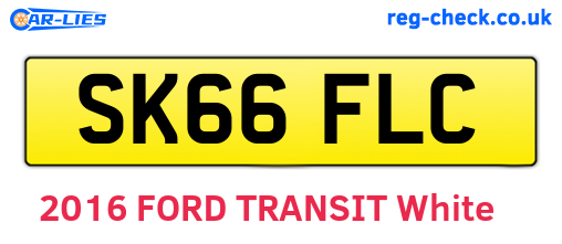 SK66FLC are the vehicle registration plates.