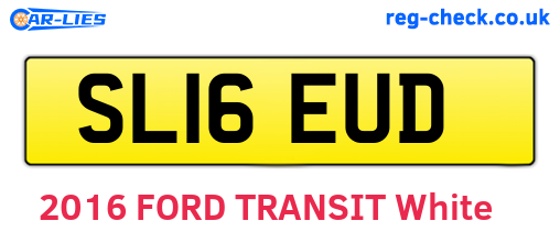 SL16EUD are the vehicle registration plates.