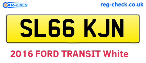 SL66KJN are the vehicle registration plates.
