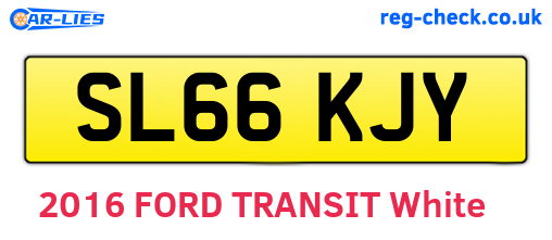 SL66KJY are the vehicle registration plates.