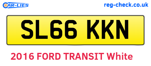 SL66KKN are the vehicle registration plates.