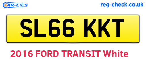 SL66KKT are the vehicle registration plates.
