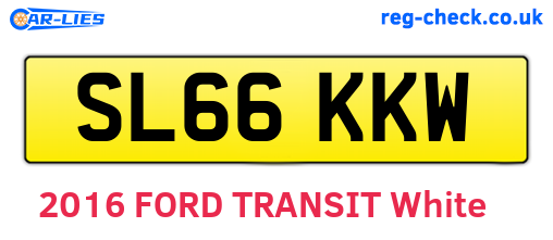 SL66KKW are the vehicle registration plates.