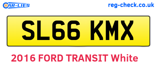 SL66KMX are the vehicle registration plates.