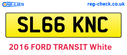SL66KNC are the vehicle registration plates.
