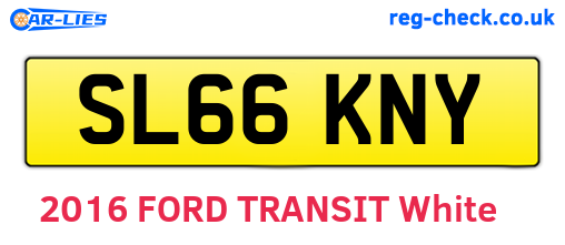 SL66KNY are the vehicle registration plates.