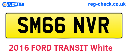SM66NVR are the vehicle registration plates.