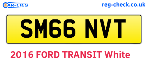 SM66NVT are the vehicle registration plates.