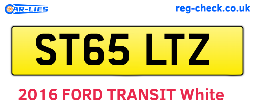 ST65LTZ are the vehicle registration plates.