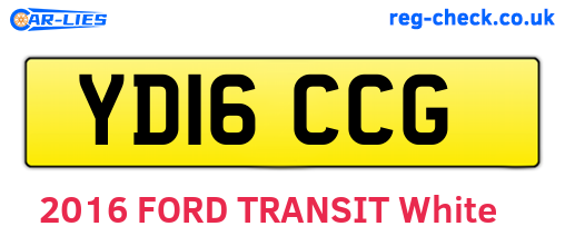 YD16CCG are the vehicle registration plates.