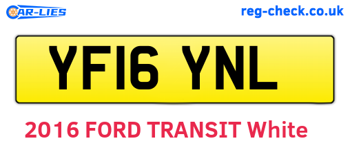 YF16YNL are the vehicle registration plates.