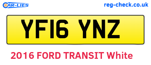 YF16YNZ are the vehicle registration plates.