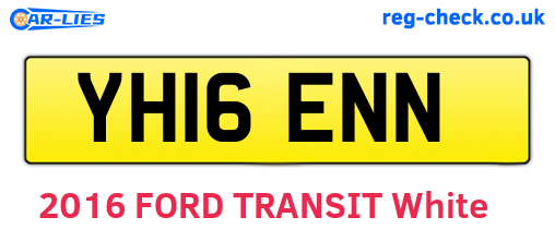 YH16ENN are the vehicle registration plates.