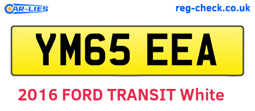 YM65EEA are the vehicle registration plates.