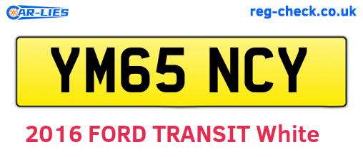 YM65NCY are the vehicle registration plates.