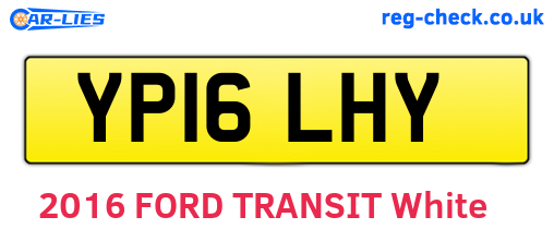 YP16LHY are the vehicle registration plates.