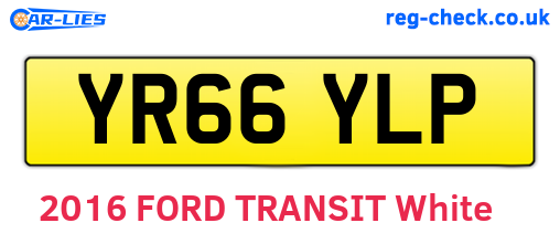 YR66YLP are the vehicle registration plates.