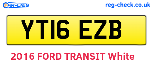 YT16EZB are the vehicle registration plates.