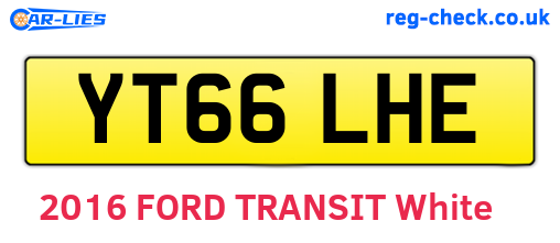 YT66LHE are the vehicle registration plates.