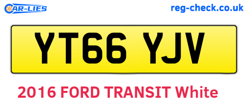 YT66YJV are the vehicle registration plates.