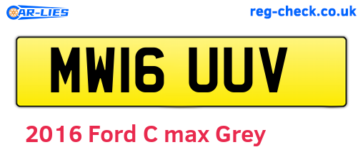 Grey 2016 Ford C-max (MW16UUV)