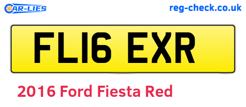 Red 2016 Ford Fiesta (FL16EXR)