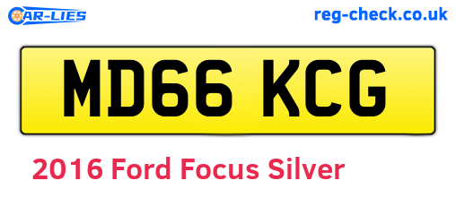 Silver 2016 Ford Focus (MD66KCG)