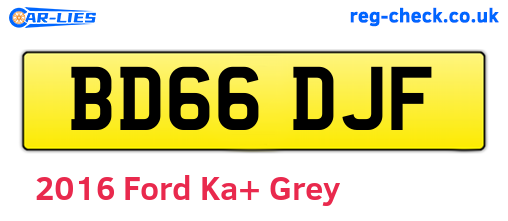 Grey 2016 Ford Ka+ (BD66DJF)