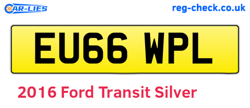 Silver 2016 Ford Transit (EU66WPL)