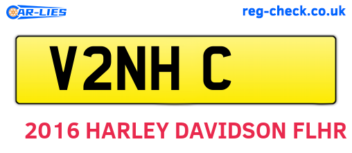 V2NHC are the vehicle registration plates.