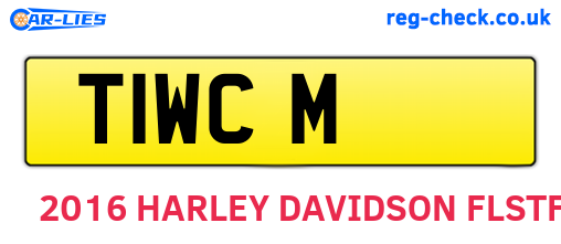 T1WCM are the vehicle registration plates.