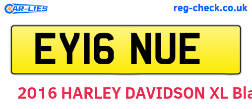 EY16NUE are the vehicle registration plates.