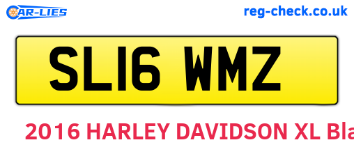 SL16WMZ are the vehicle registration plates.