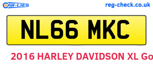 NL66MKC are the vehicle registration plates.