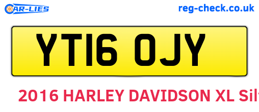 YT16OJY are the vehicle registration plates.