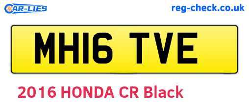 MH16TVE are the vehicle registration plates.
