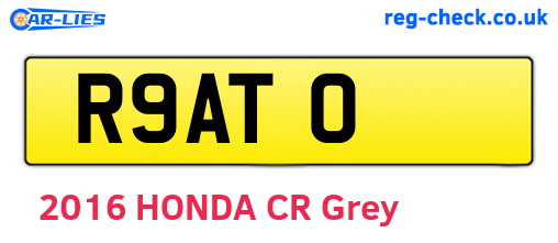 R9ATO are the vehicle registration plates.