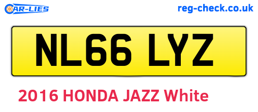 NL66LYZ are the vehicle registration plates.