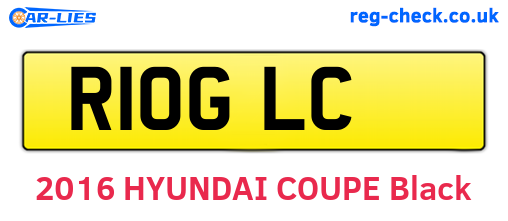 R10GLC are the vehicle registration plates.