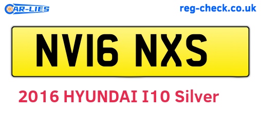 NV16NXS are the vehicle registration plates.