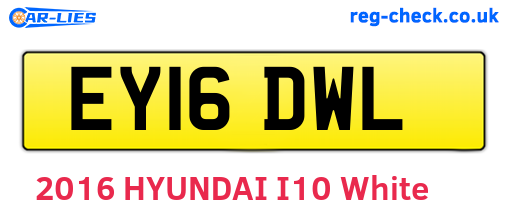 EY16DWL are the vehicle registration plates.