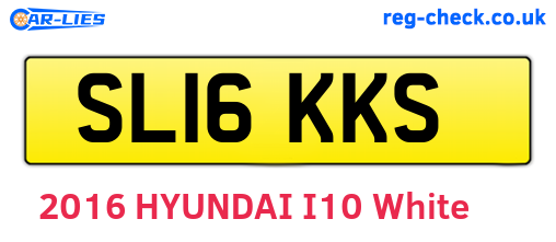 SL16KKS are the vehicle registration plates.