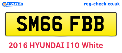 SM66FBB are the vehicle registration plates.