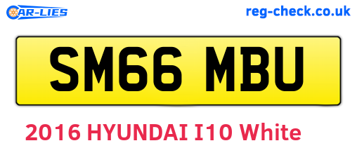 SM66MBU are the vehicle registration plates.